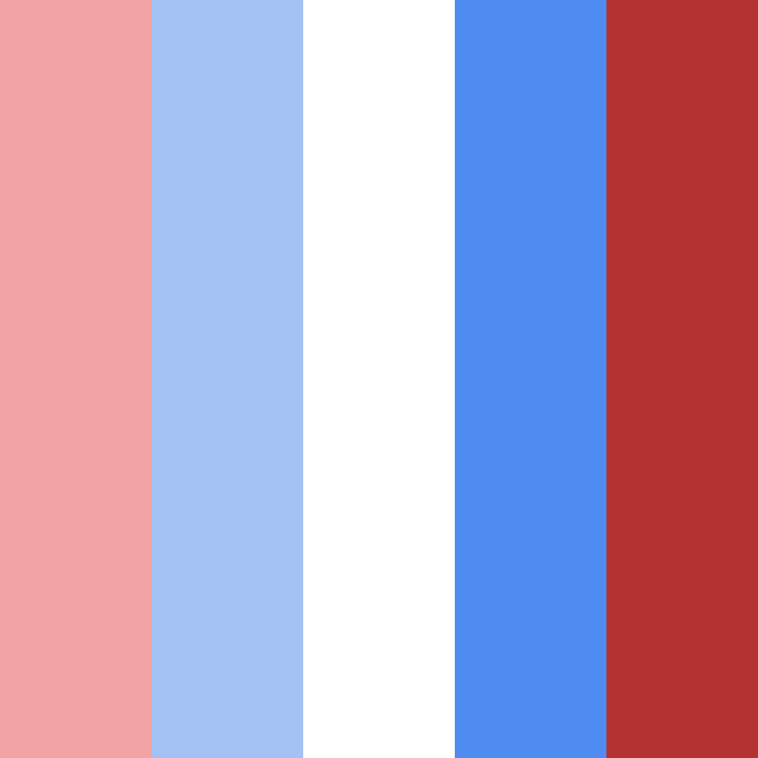 Download red, white, and blue dream color palette PNG image (square)