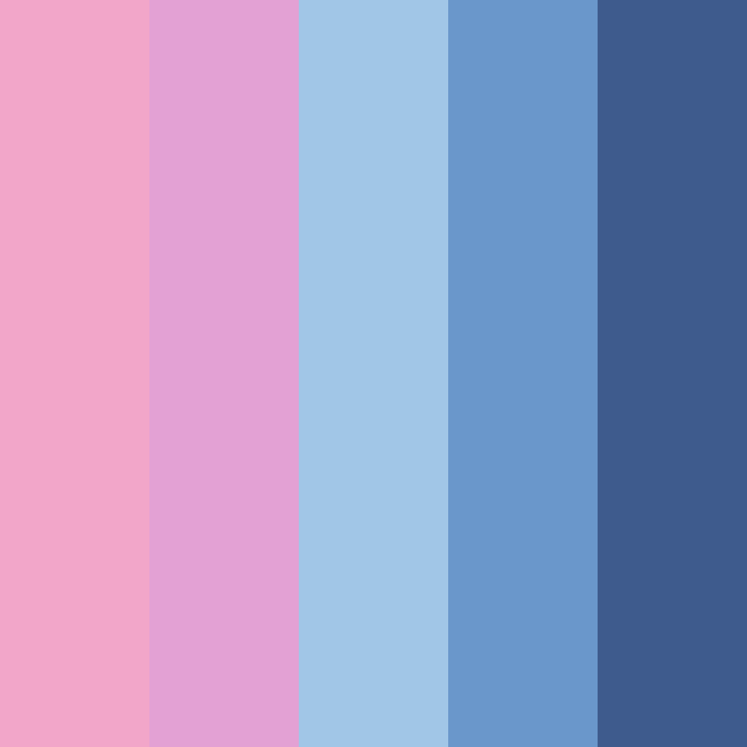 Download pink and blue dream color palette PNG image (square)