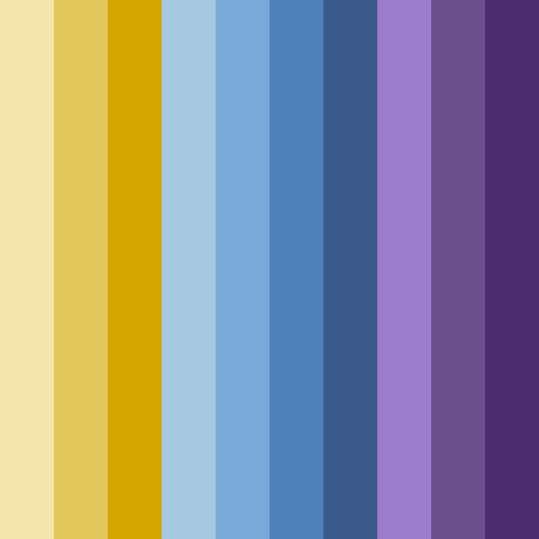 Download sunset whispers color palette PNG image (square)