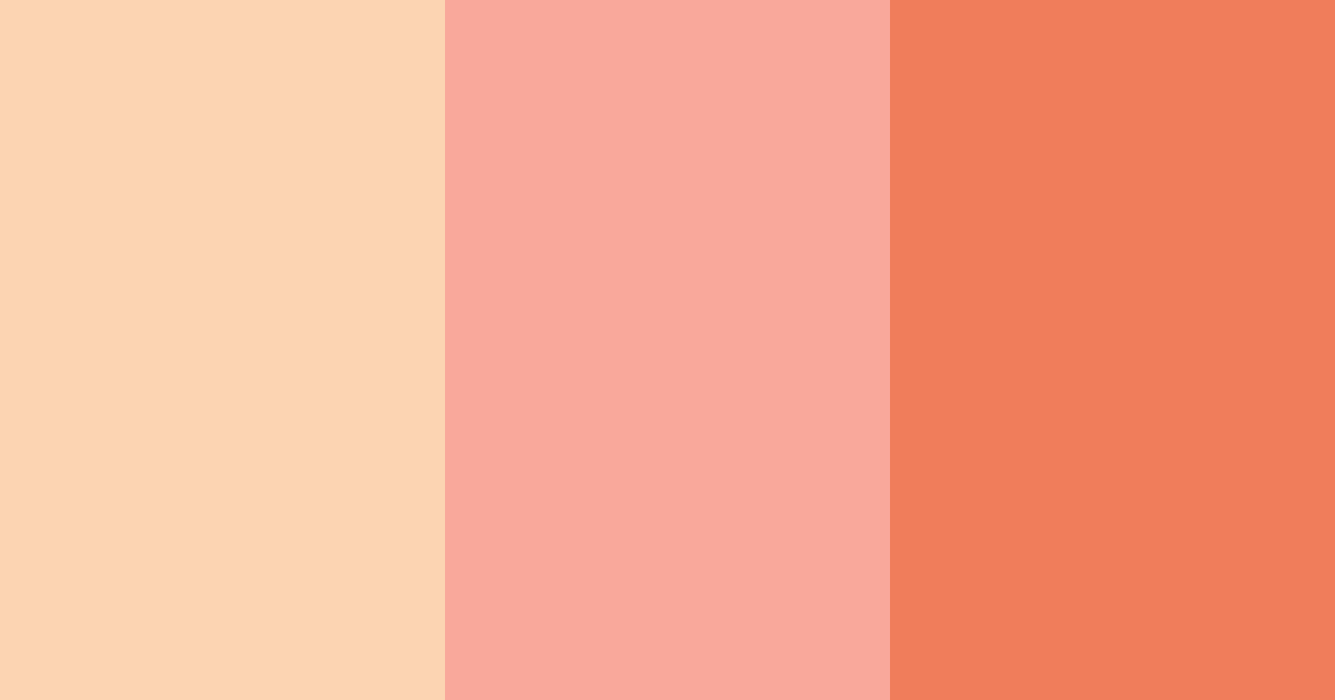 Download soft peach color palette PNG image (landscape)