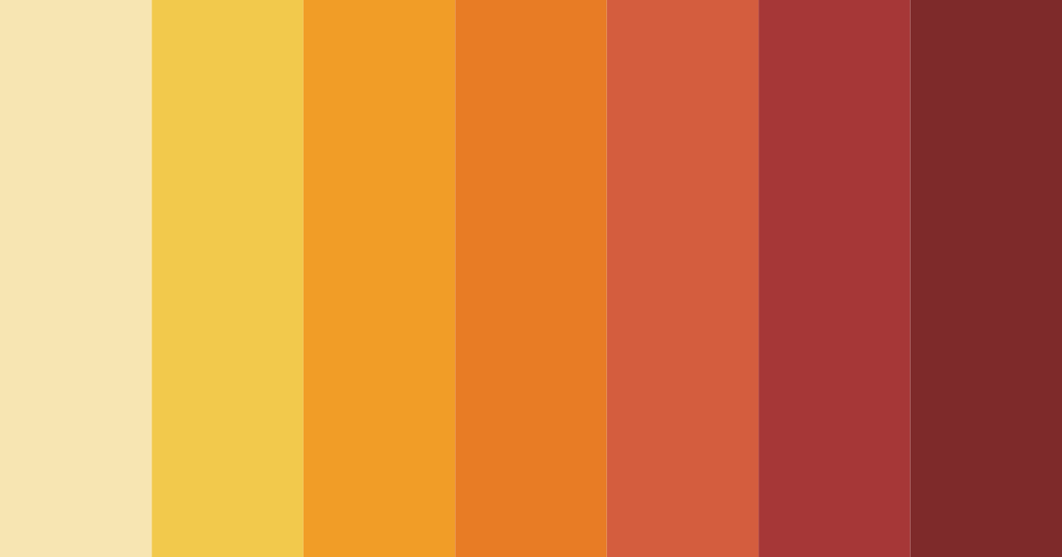 Download autumnal ember color palette PNG image (landscape)