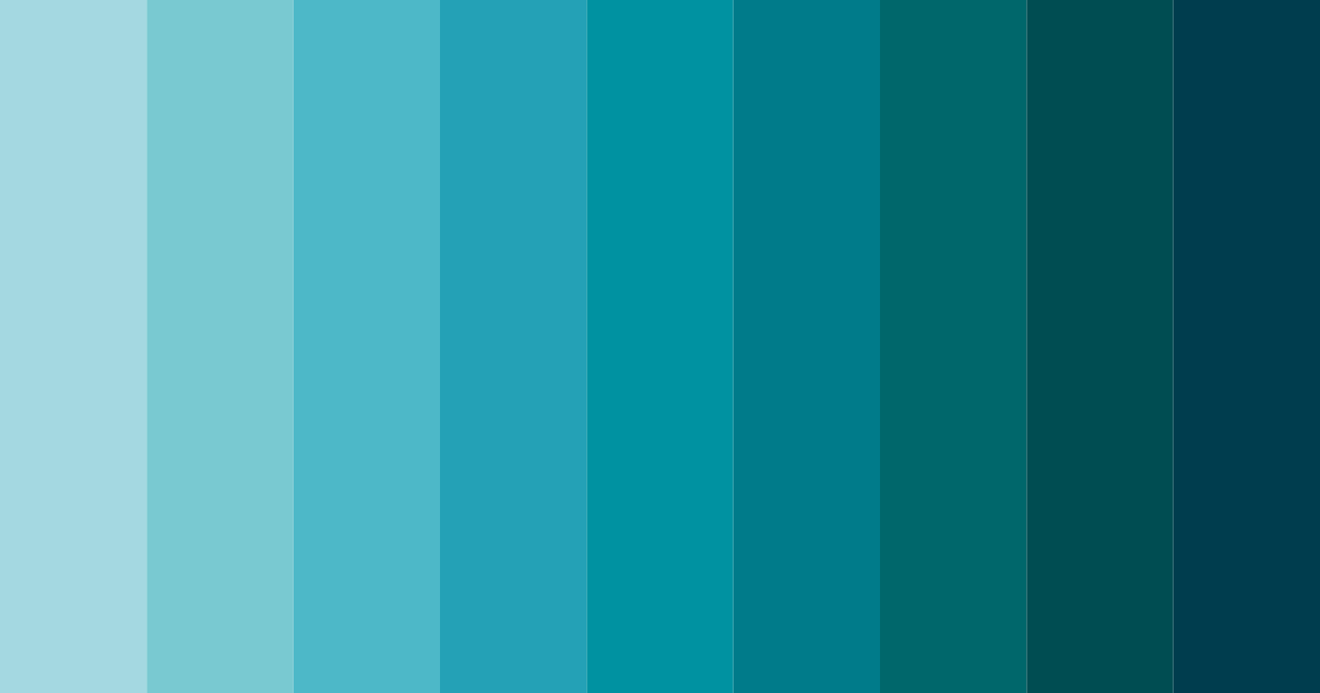 Download tropical tranquility color palette PNG image (landscape)