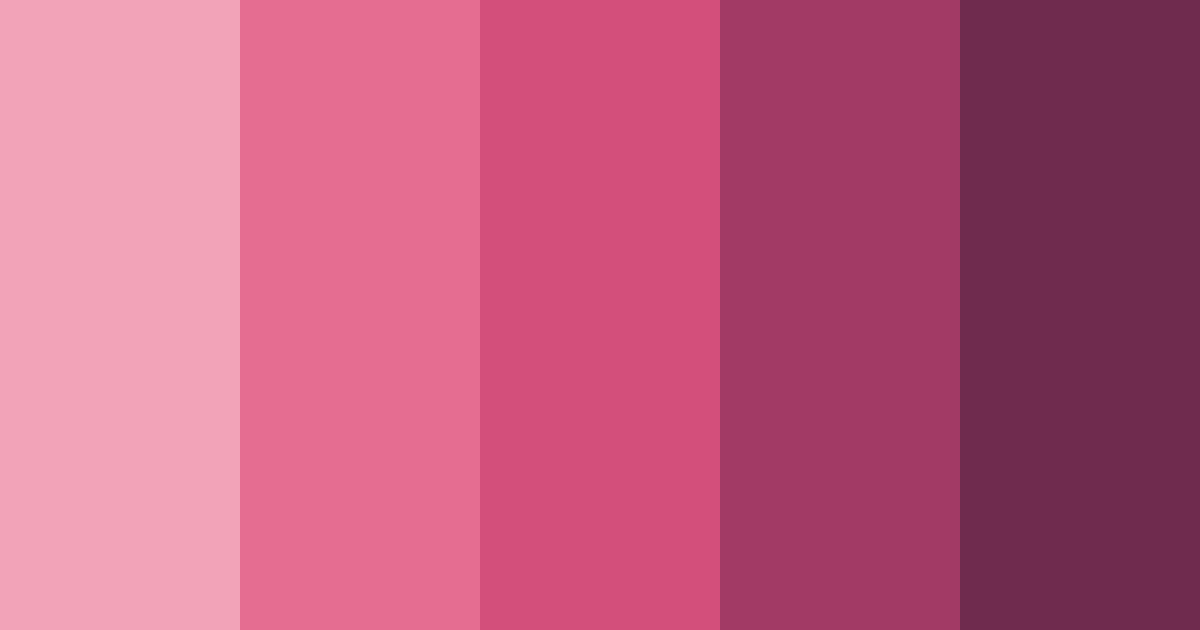 Download pink shades color palette PNG image (landscape)