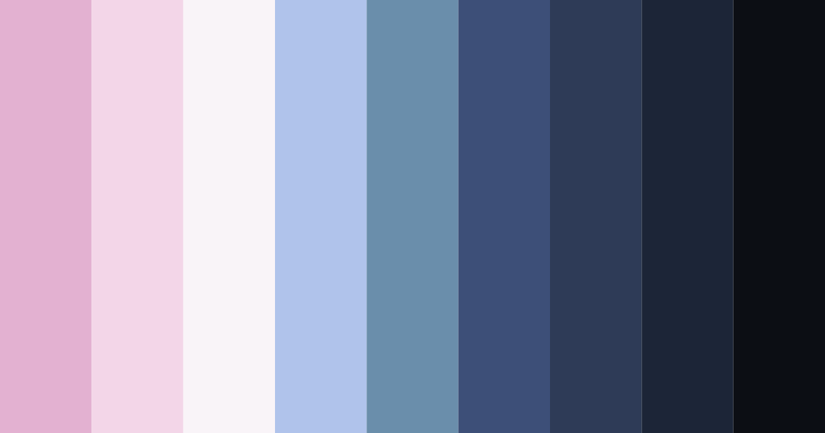 Download dark blue secrets color palette PNG image (landscape)