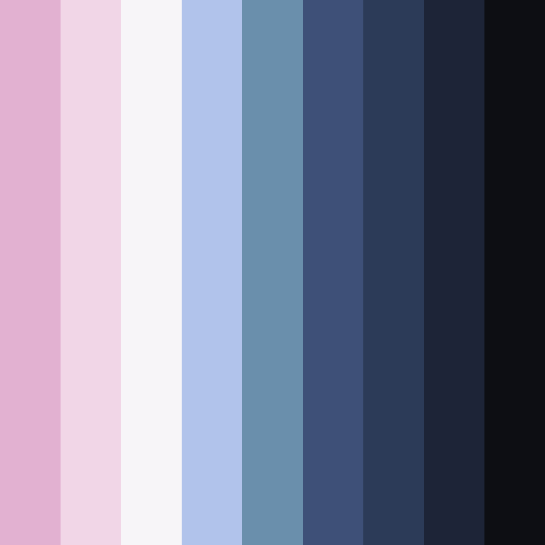 Download dark blue secrets color palette PNG image (square)