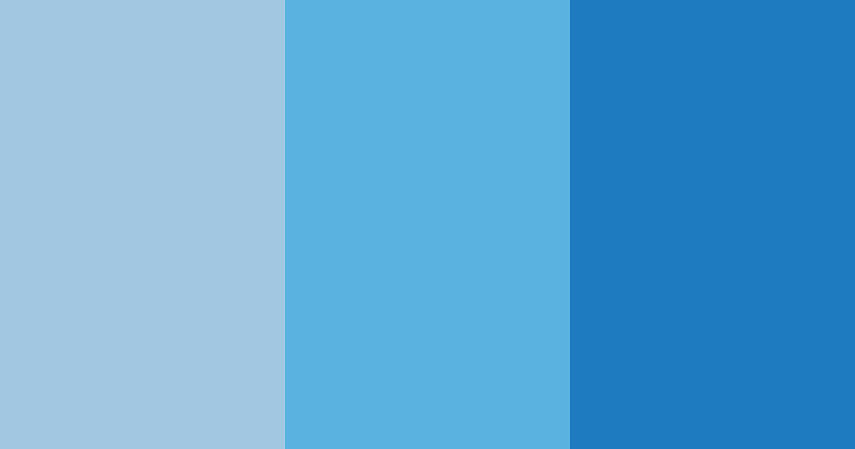 Download bright blue summer color palette PNG image (landscape)