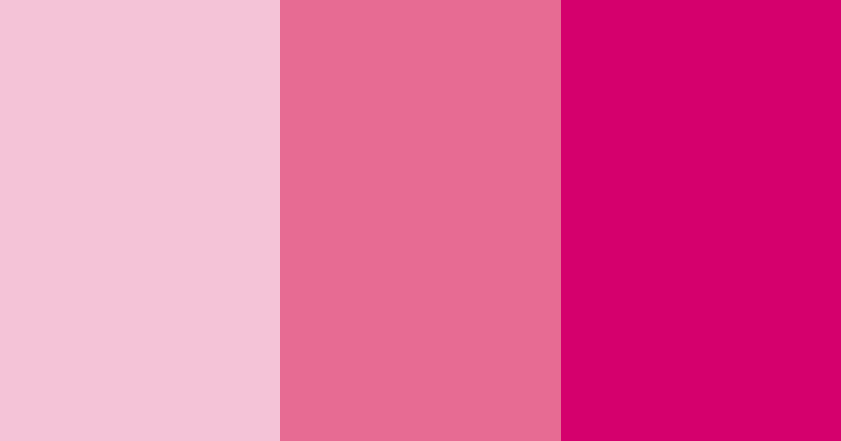 Download cotton candy chic color palette PNG image (landscape)