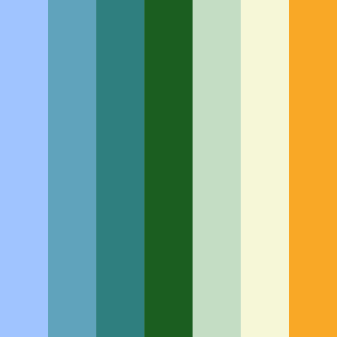Download sunny blue color palette PNG image (square)