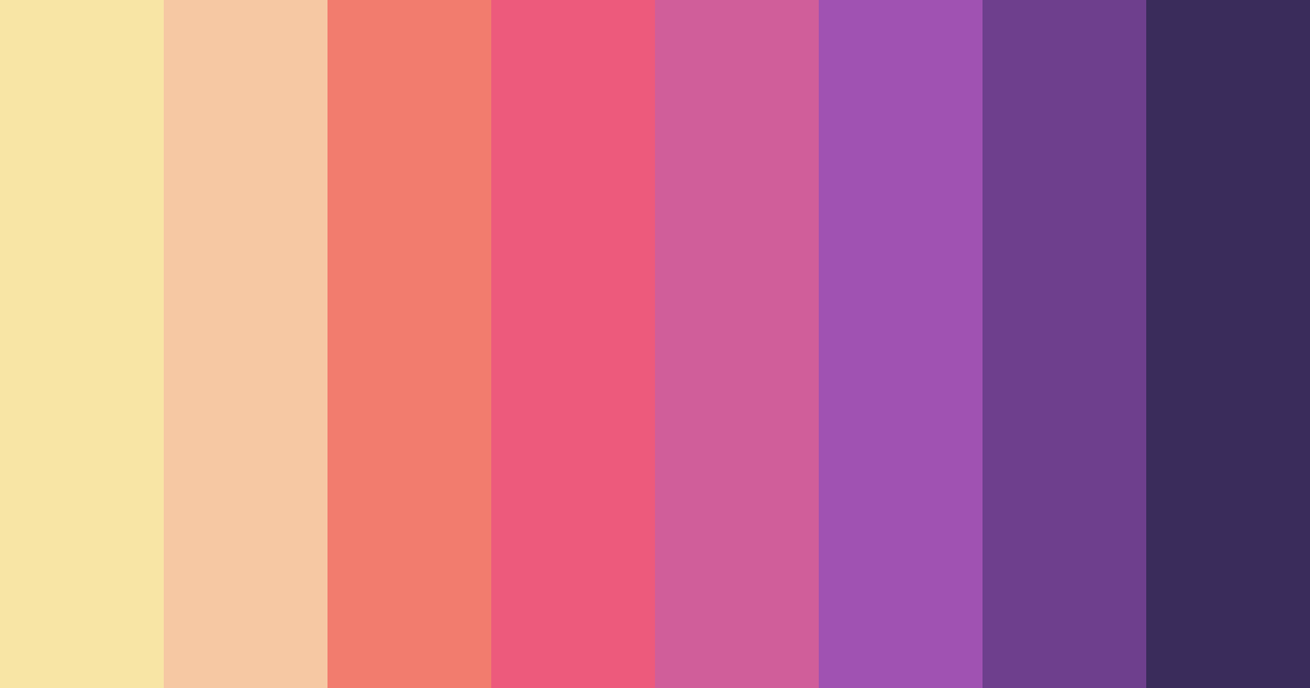 Download rainbow whimsy color palette PNG image (landscape)
