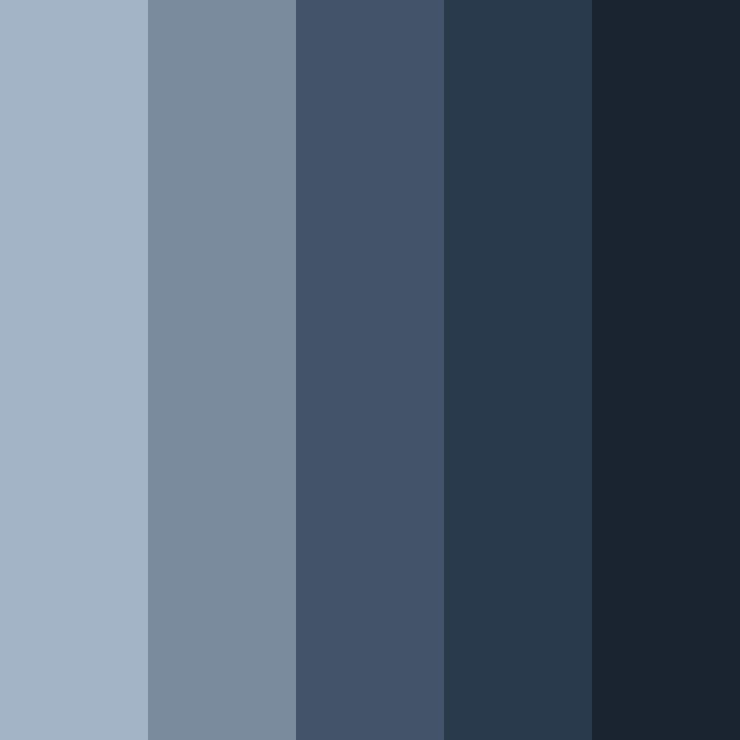 Download dark blue color palette PNG image (square)