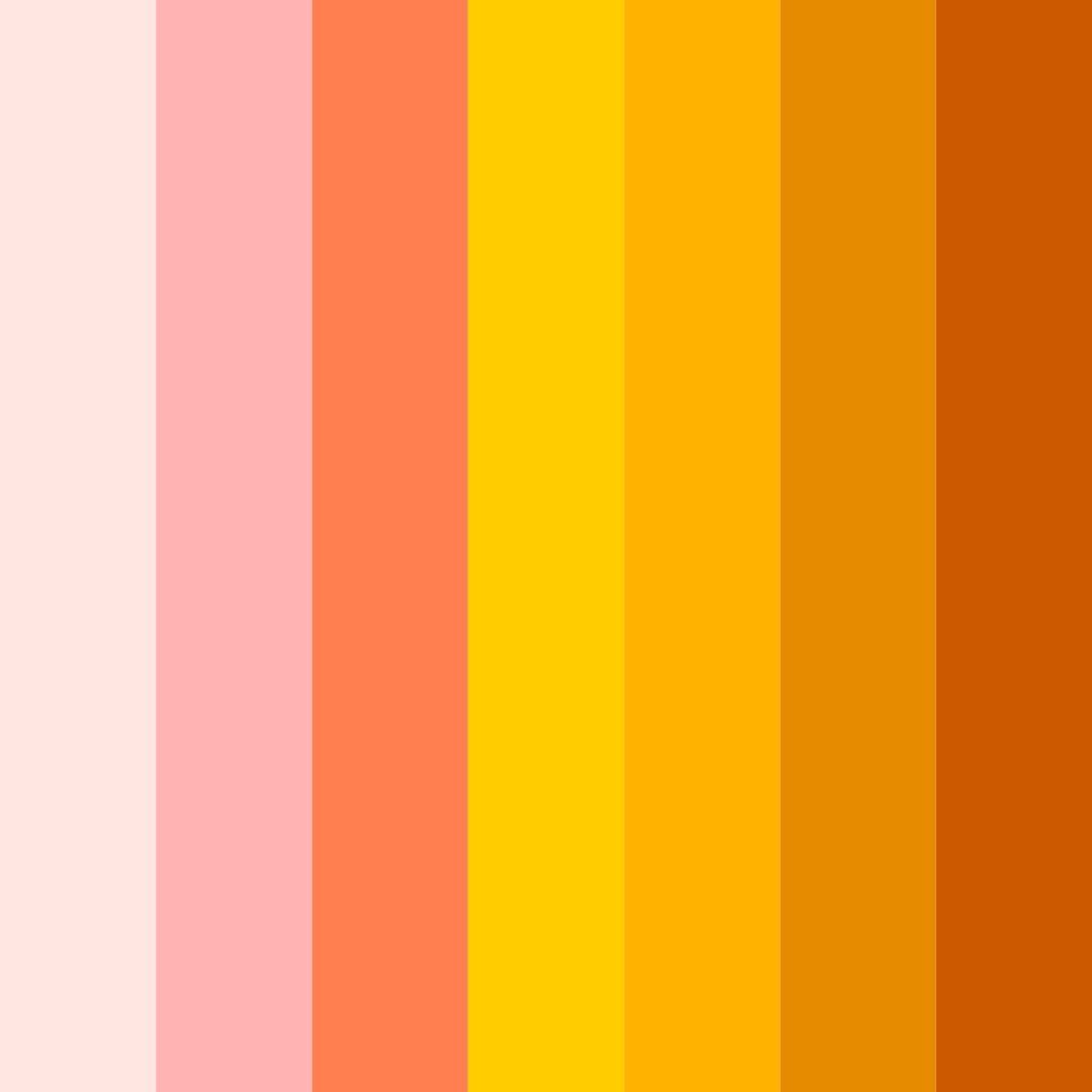 Download citrus serenade color palette PNG image (square)