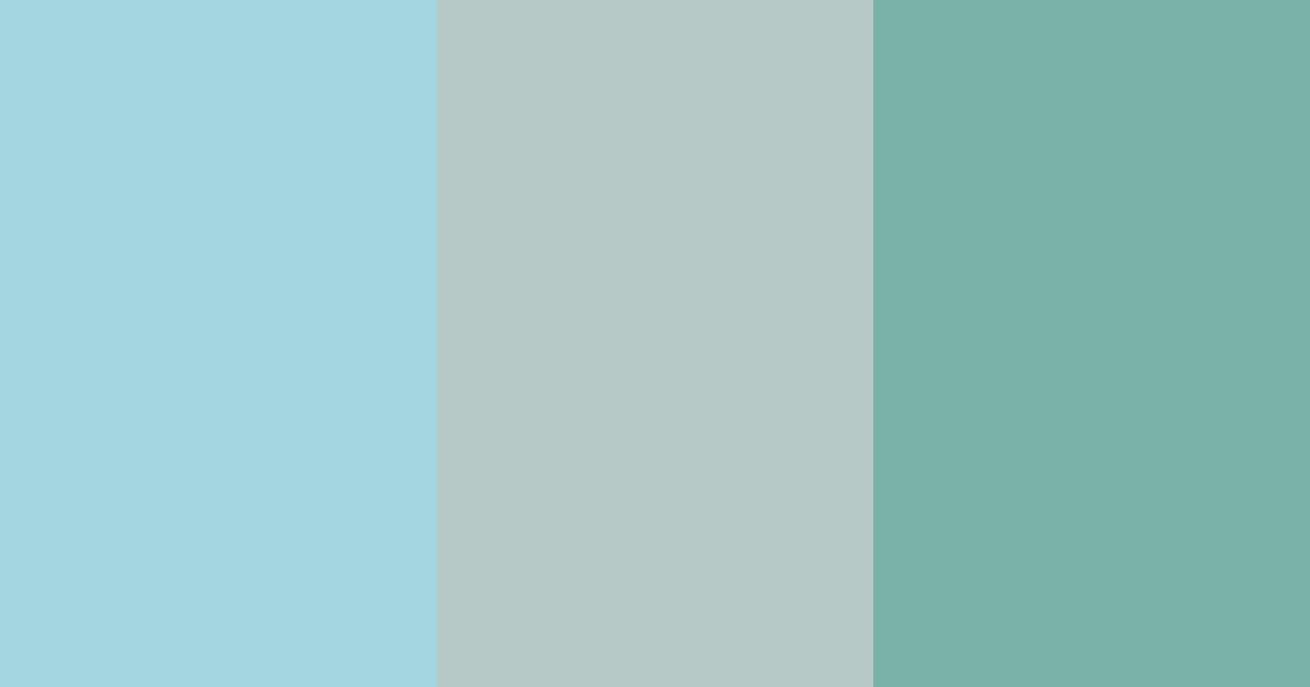 Download soft blue color palette PNG image (landscape)