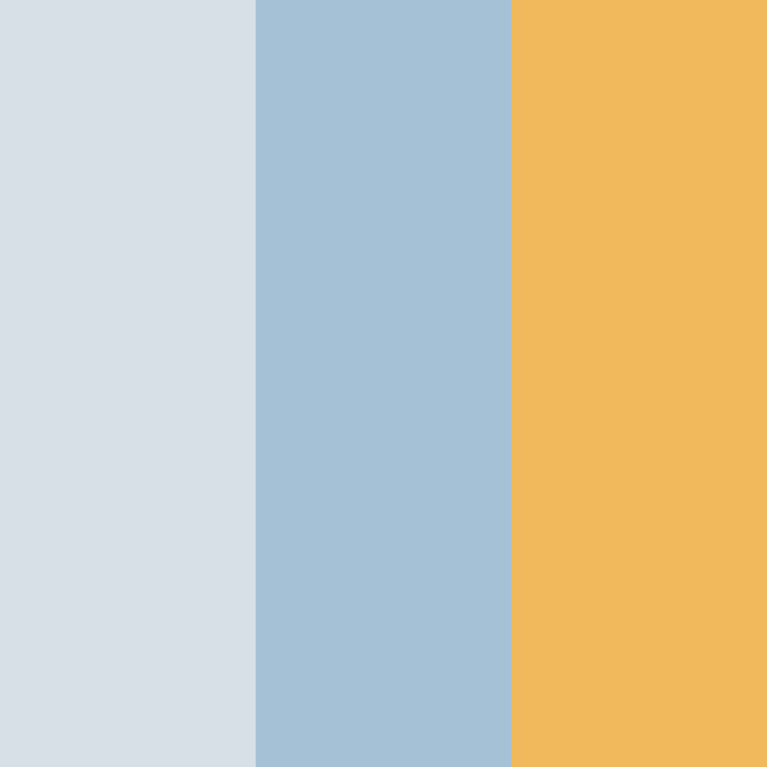 Download soft blue amber color palette PNG image (square)