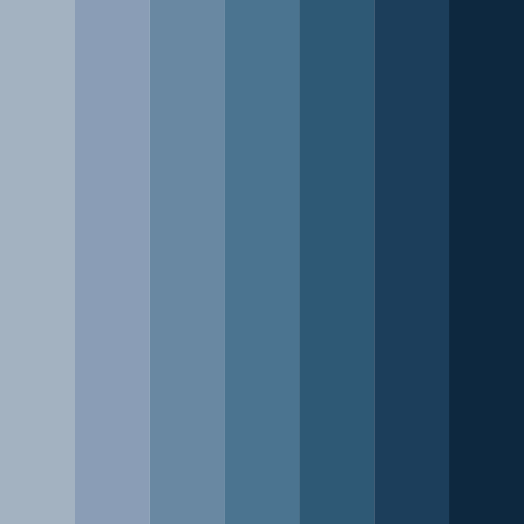 Download whispers of blue smoke color palette PNG image (square)