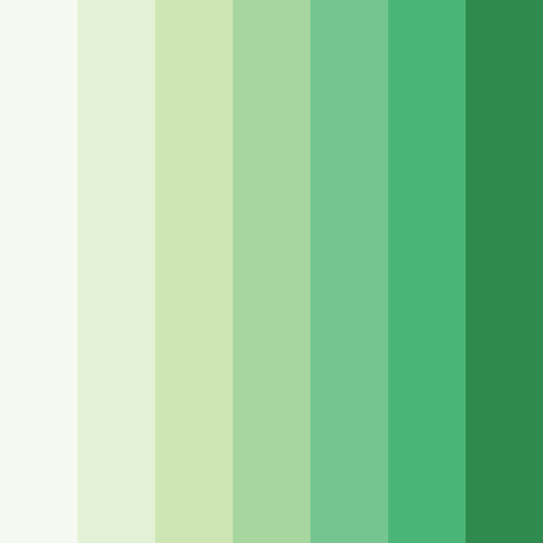 Download verdant orchard color palette PNG image (square)
