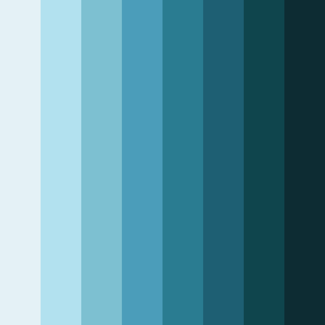 Download blue enchantment color palette PNG image (square)