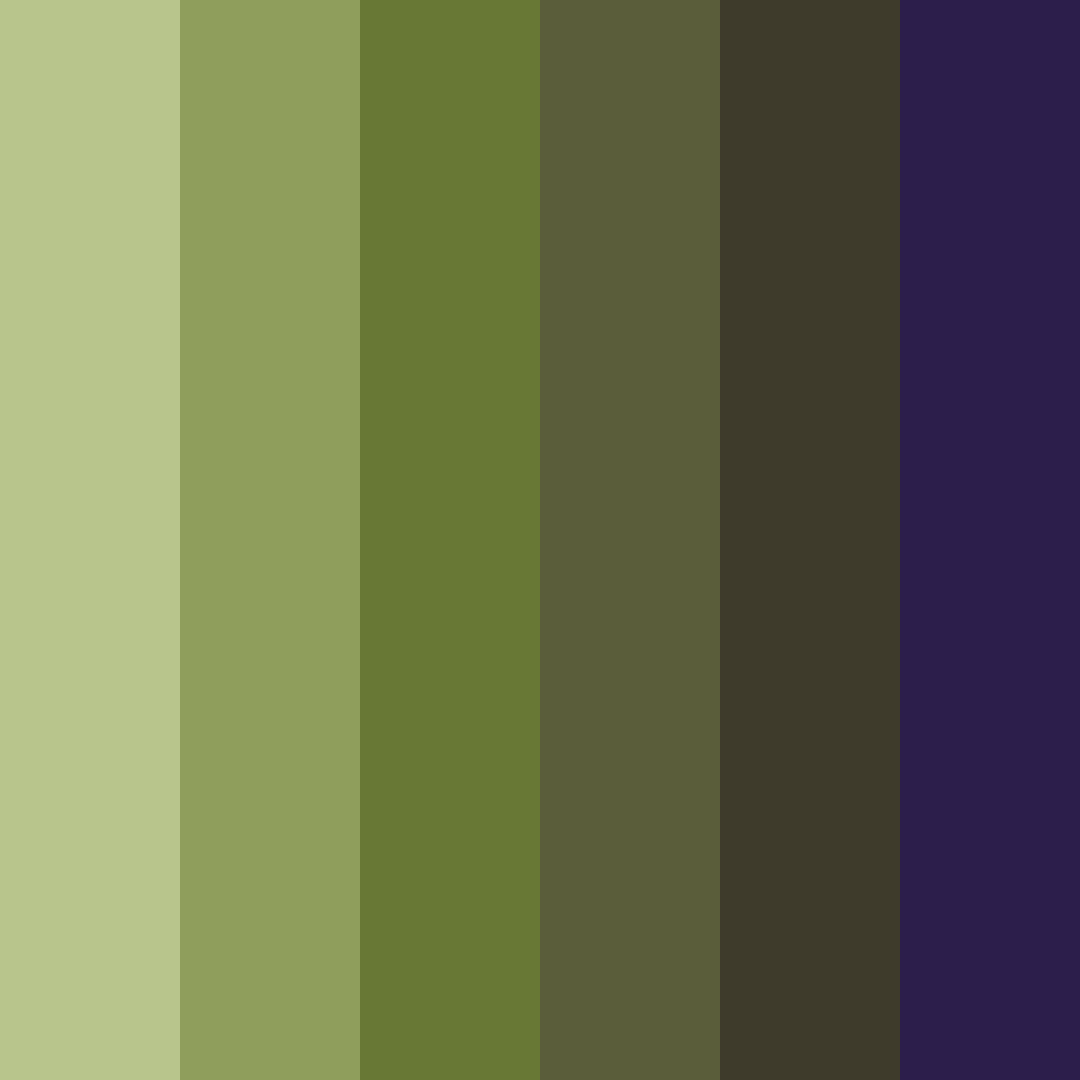 Download shades of green and purple color palette PNG image (square)