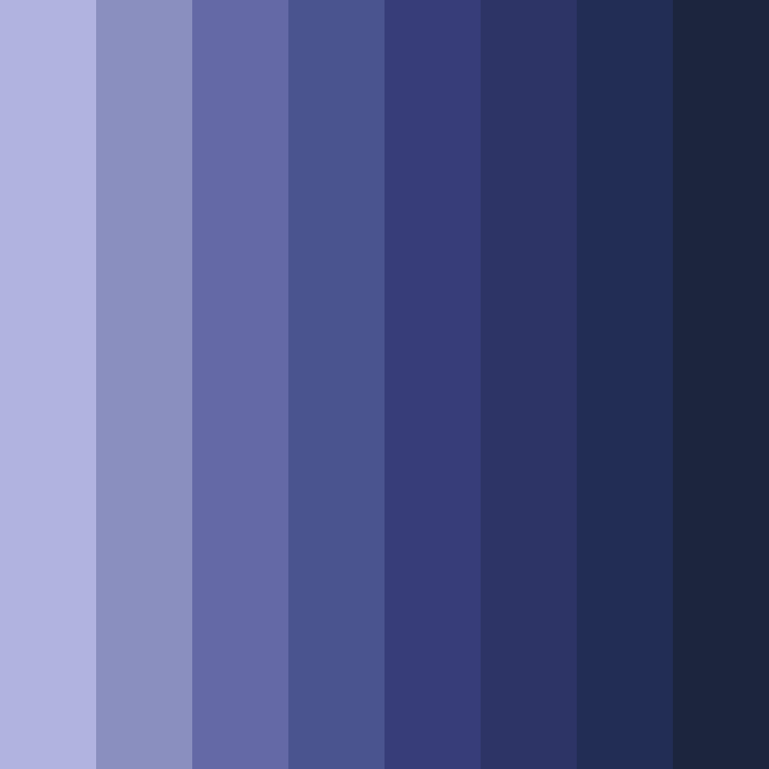 Download midnight serenade color palette PNG image (square)