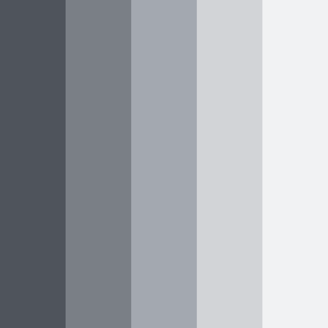 Download shades of gray color palette PNG image (square)