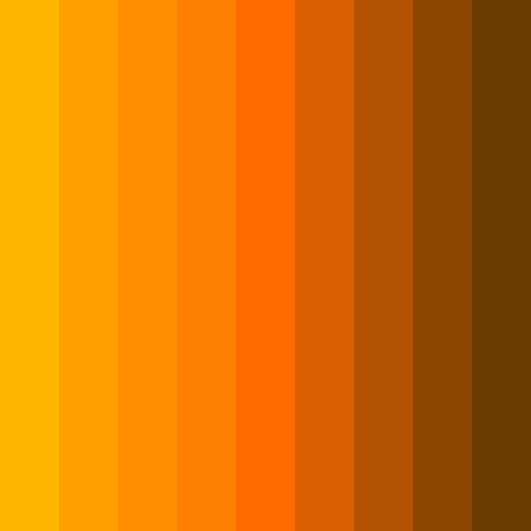 Download citrus sunset color palette PNG image (square)