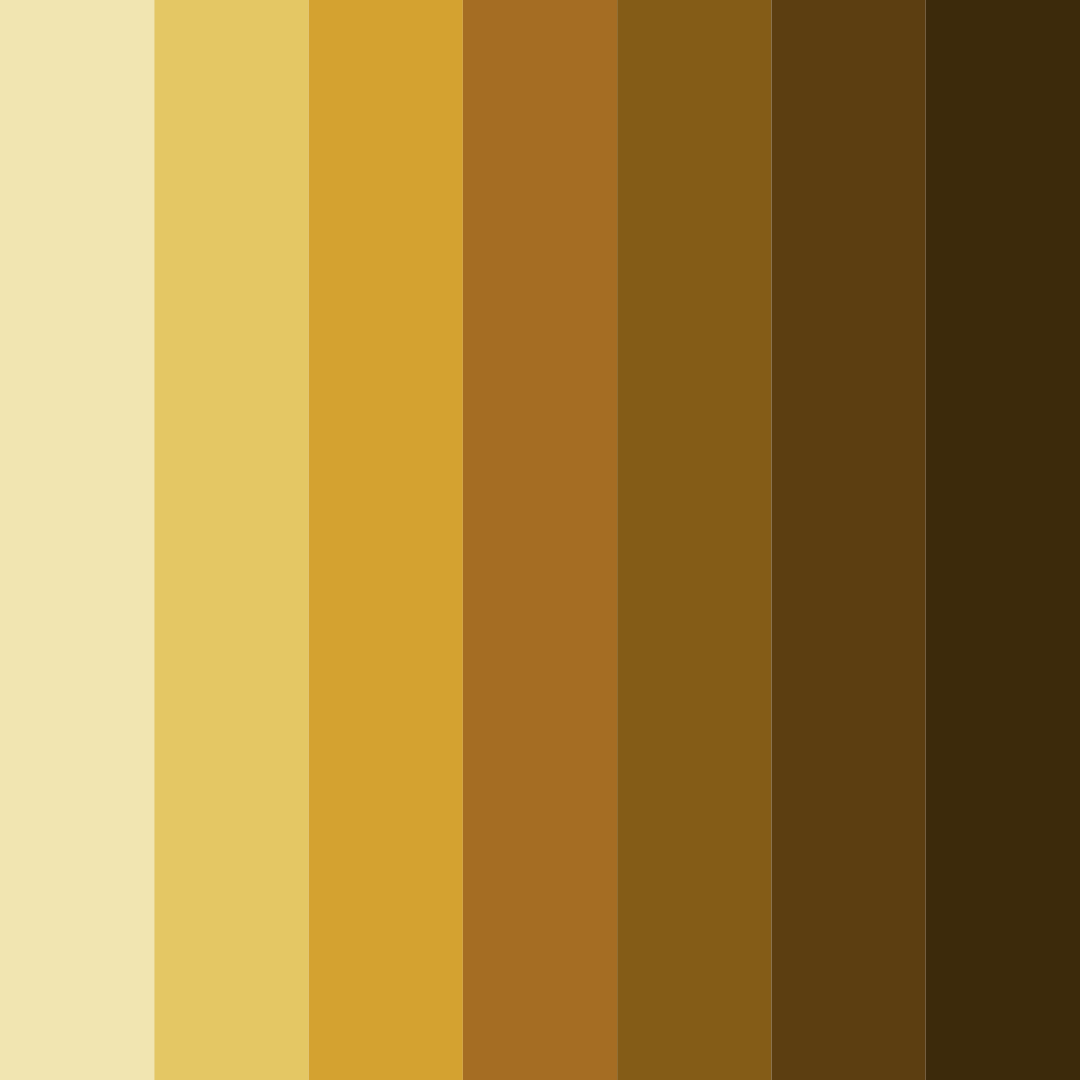 Download gold richness color palette PNG image (square)