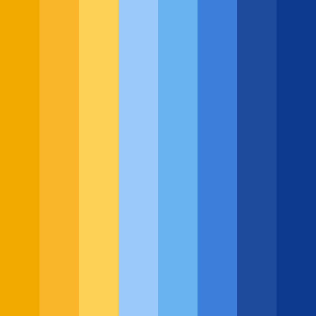 Download sunset serenity color palette PNG image (square)