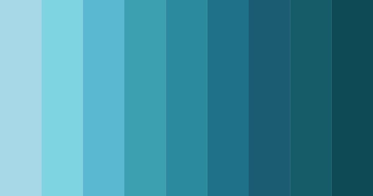 Download blue beach color palette PNG image (landscape)