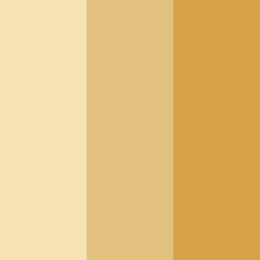 Download shades of yellow color palette PNG image (square)