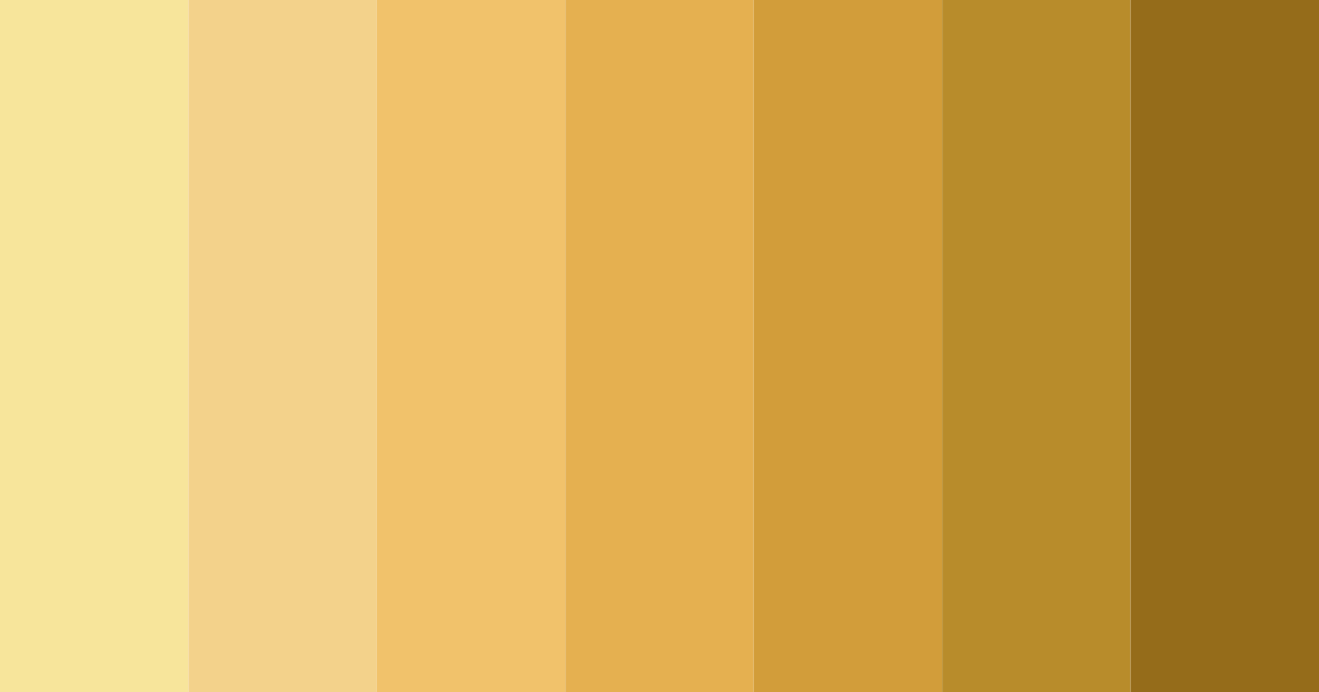 Download golden grail harmony color palette PNG image (landscape)