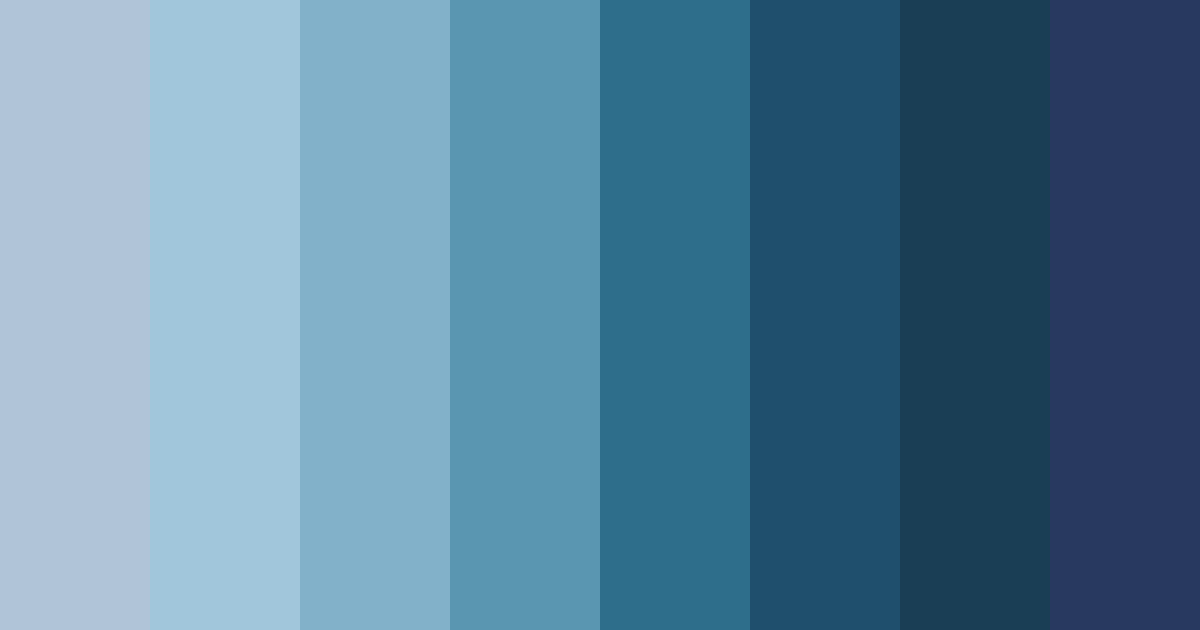 Download oceanic depths color palette PNG image (landscape)