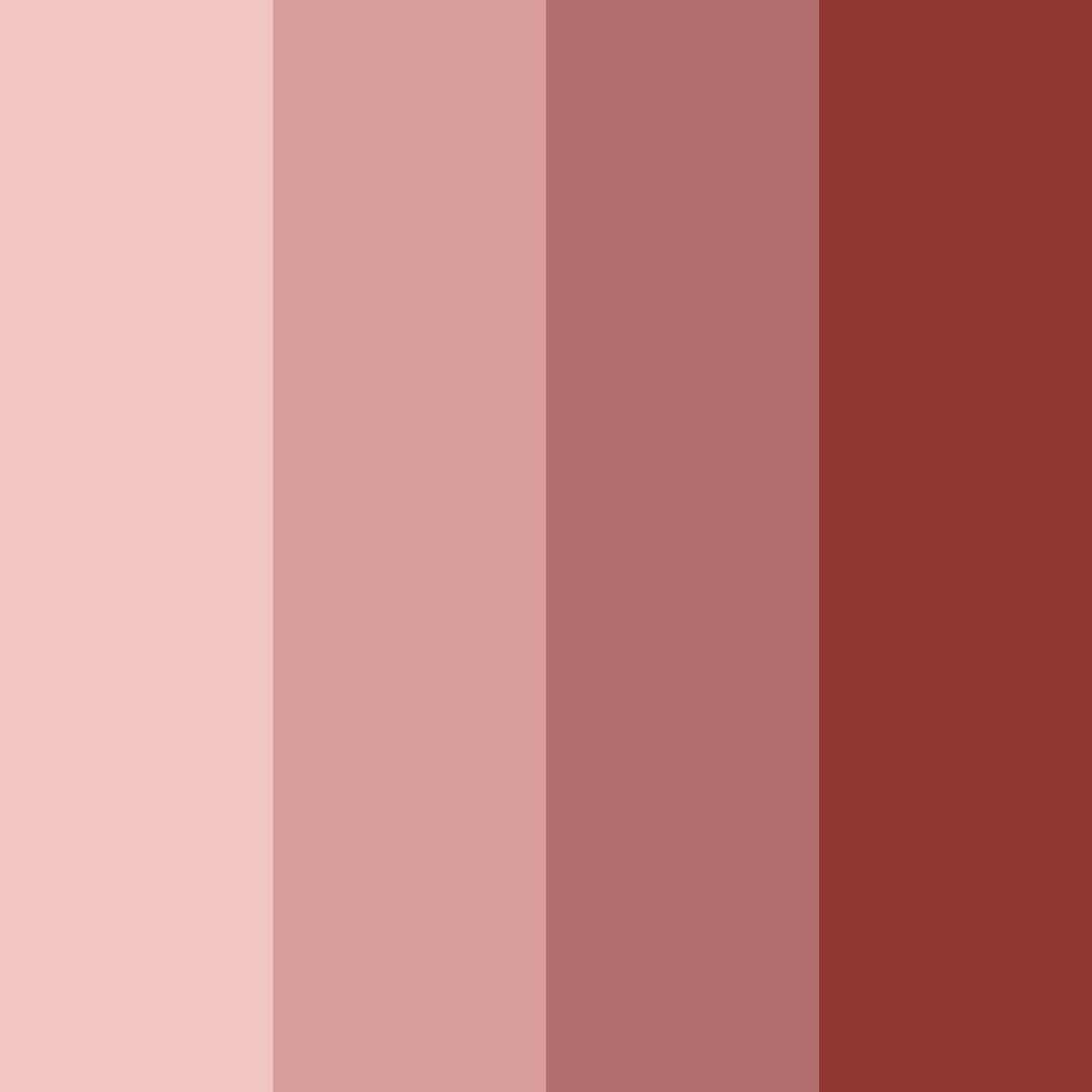 Download red rose color palette PNG image (square)