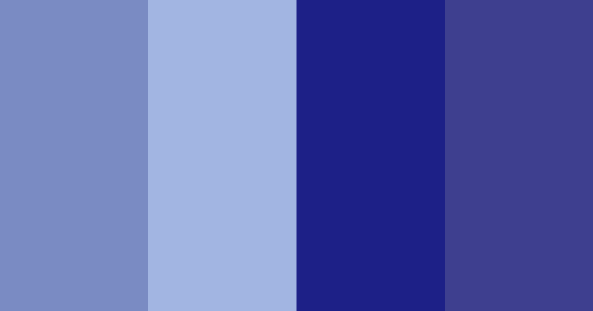 Download dark blue color palette PNG image (landscape)