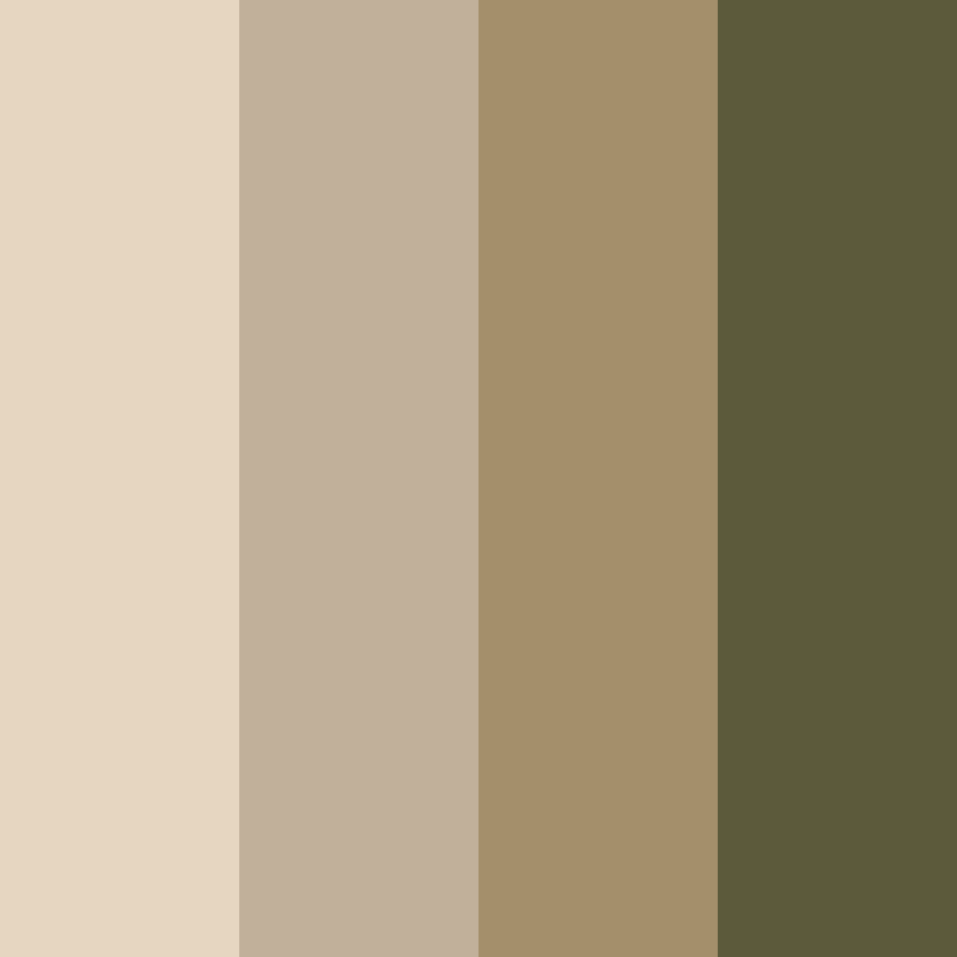Download whimsical woodland color palette PNG image (square)