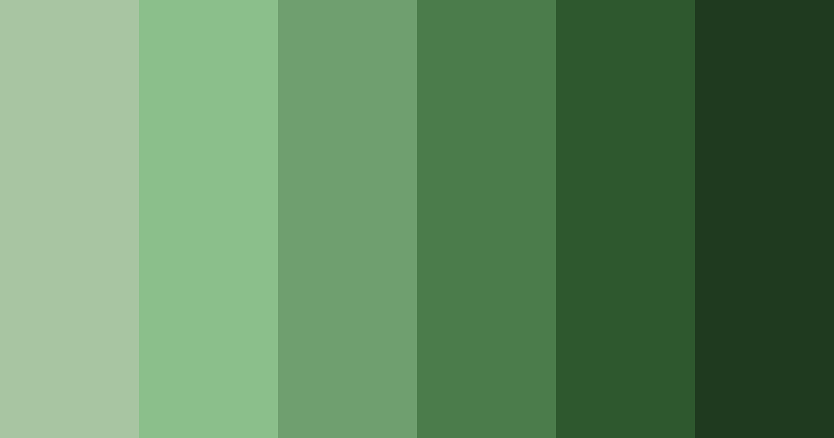 Download emerald grove color palette PNG image (landscape)