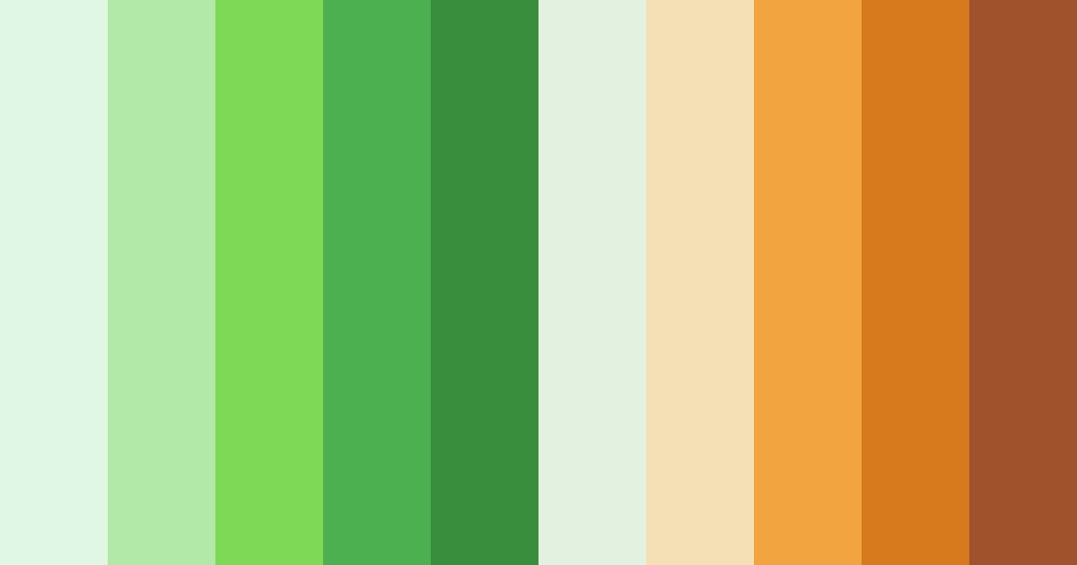 Download citrus grove harmony color palette PNG image (landscape)