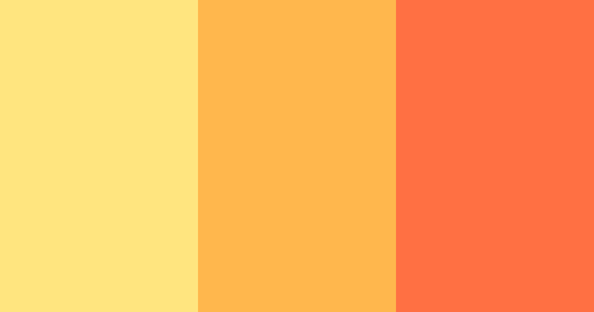 Download tropical sunset bliss color palette PNG image (landscape)