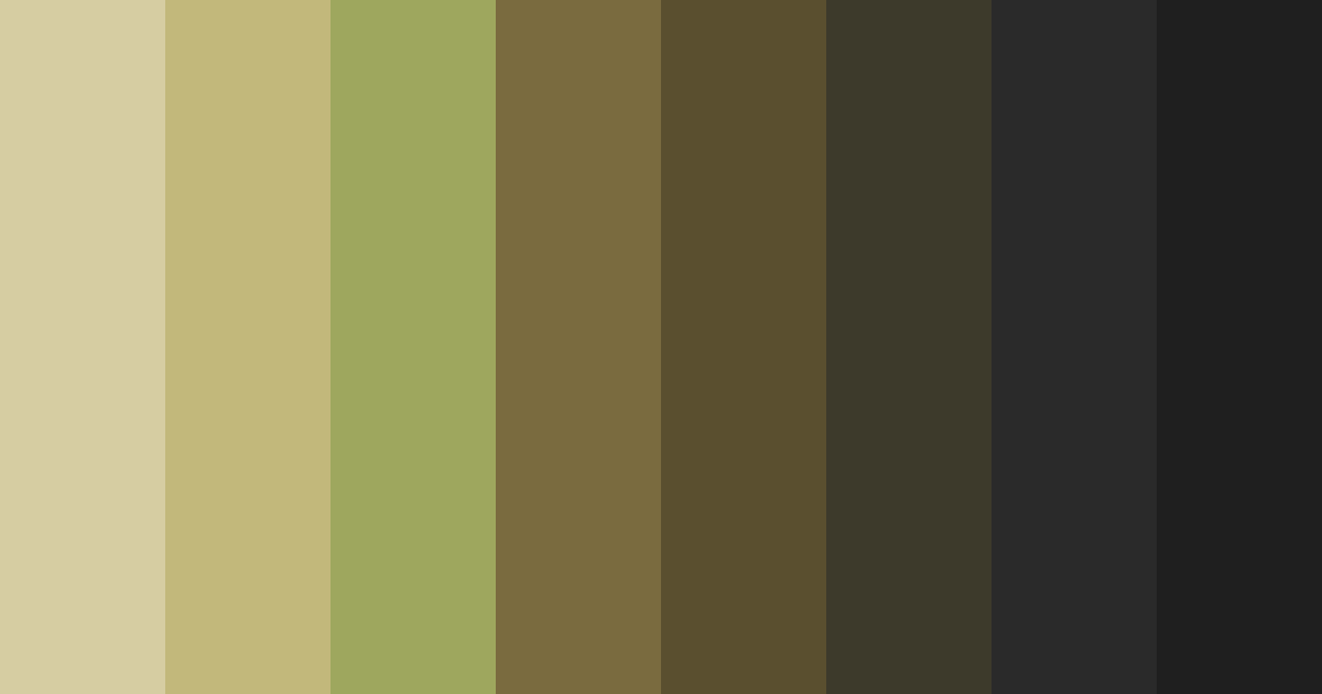 Download earthy elegance color palette PNG image (landscape)