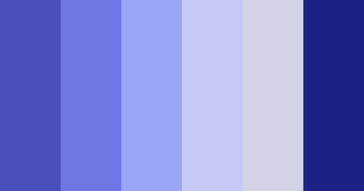 Download shades of blue color palette PNG image (landscape)