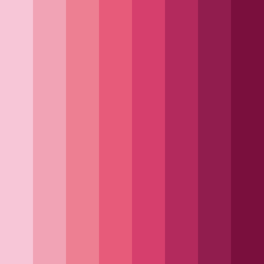 Download shades of rosa color palette PNG image (square)