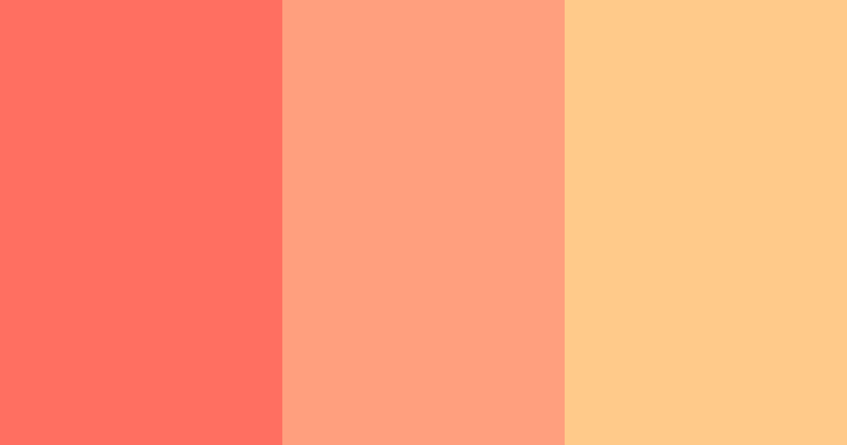 Download warm coral color palette PNG image (landscape)