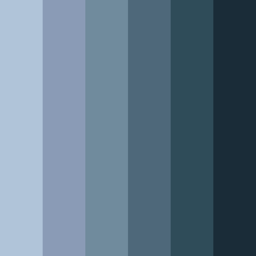 Download blue gray serenity color palette PNG image (square)