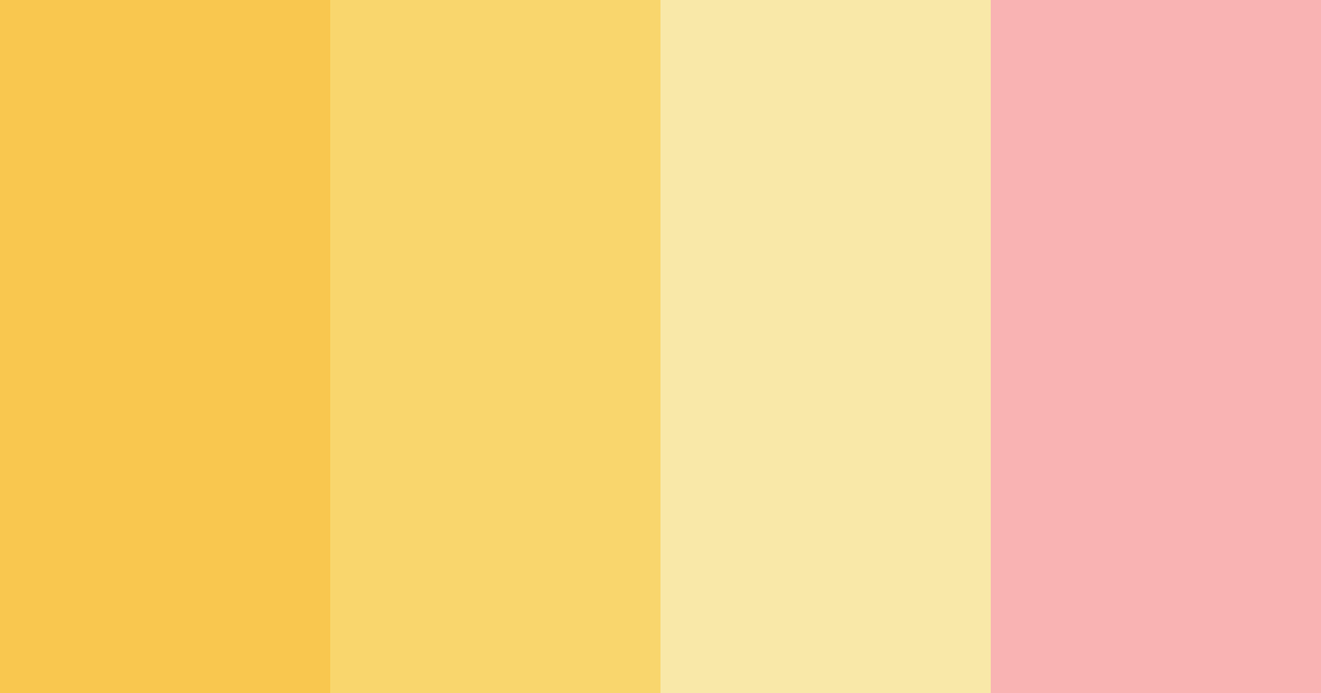 Download sunny serenade color palette PNG image (landscape)