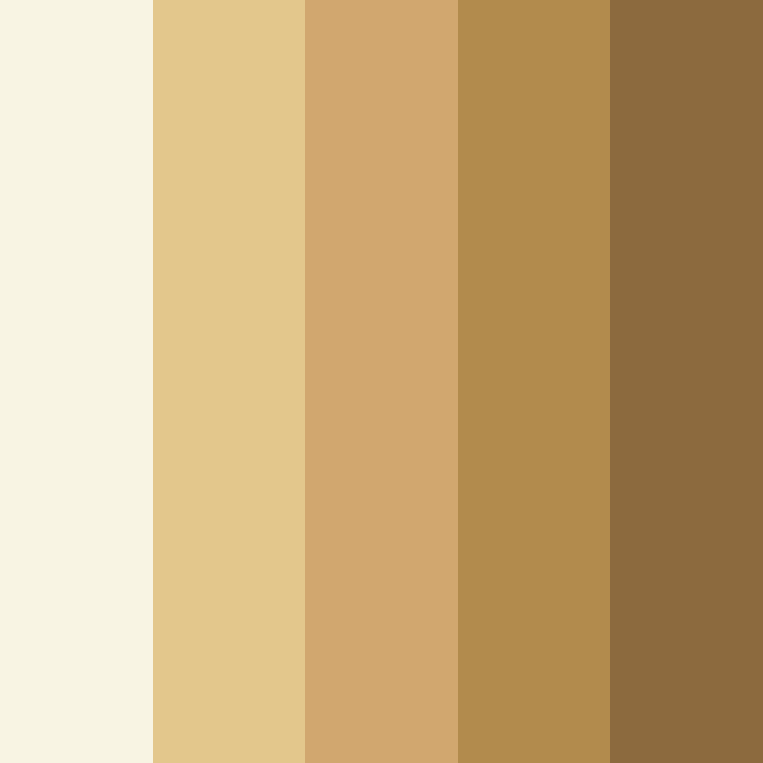 Download elegant gold color palette PNG image (square)