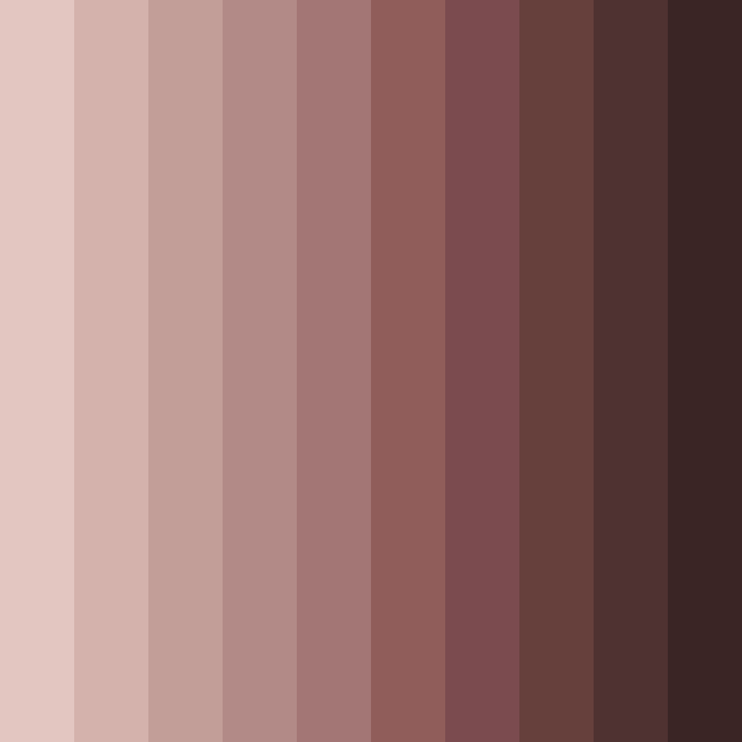 Download shades of rose color palette PNG image (square)