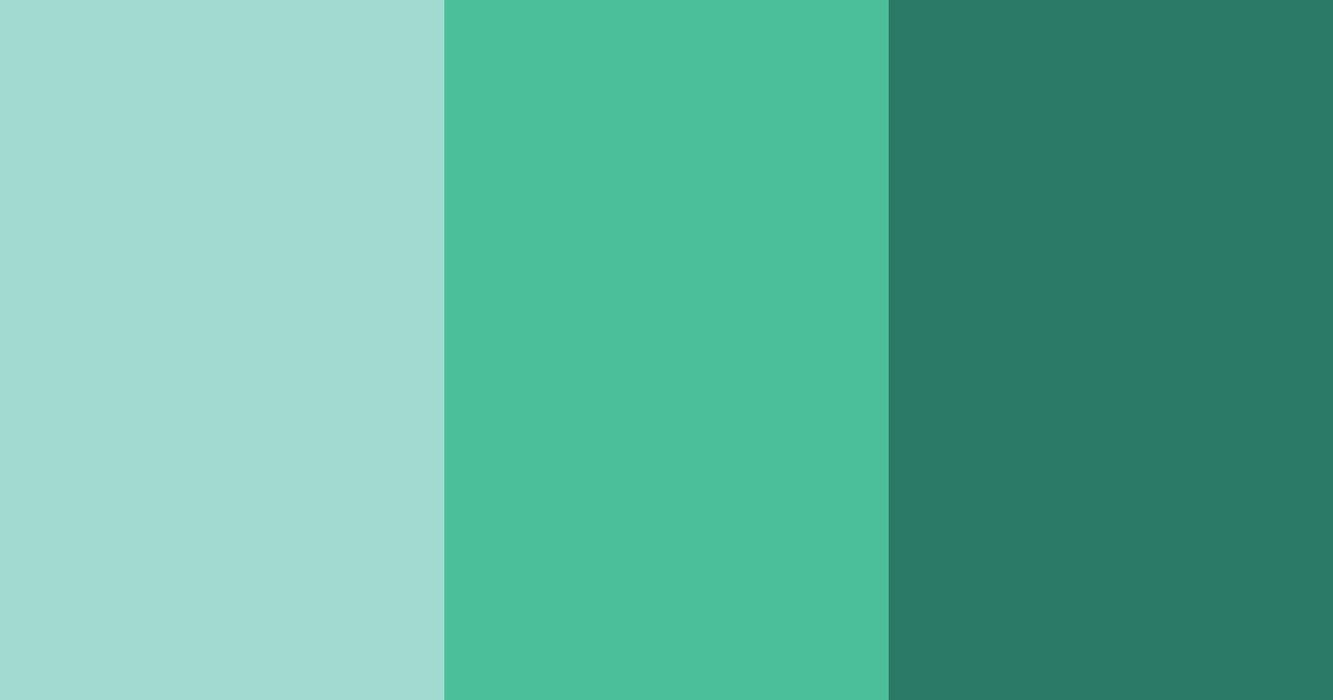 Download teal mist color palette PNG image (landscape)