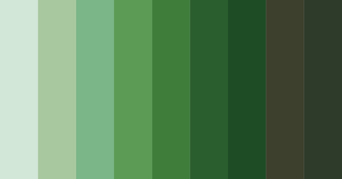 Download forest embrace color palette PNG image (landscape)
