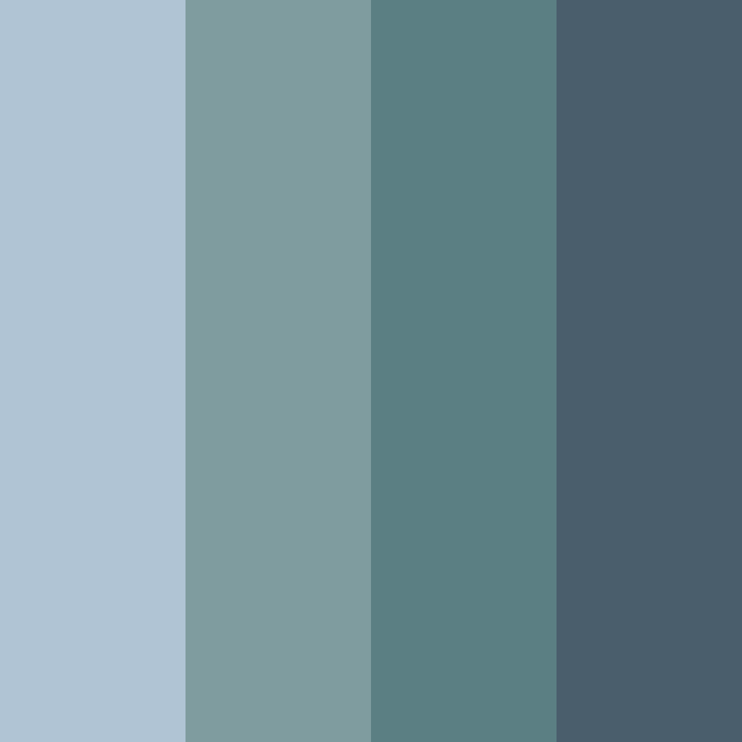 Download urban steel blues color palette PNG image (square)