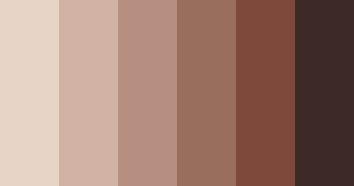 Download brown gradient color palette PNG image (landscape)