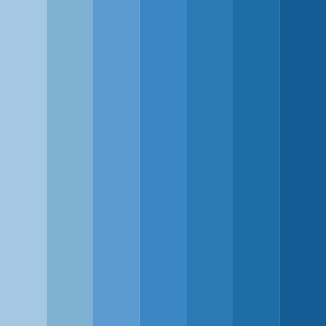 Download flowing blue color palette PNG image (square)