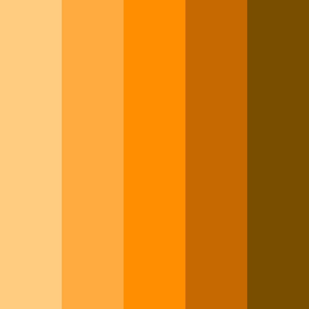 Download light orange color palette PNG image (square)
